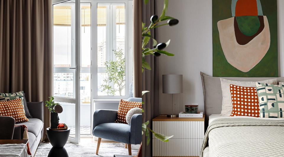 Здесь хочется жить: очень уютная однушка 51 кв. м в Краснодаре