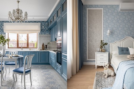 Жить в удовольствие: уютный и красивый дом 183 кв. м в стиле прованс для взрослой семейной пары