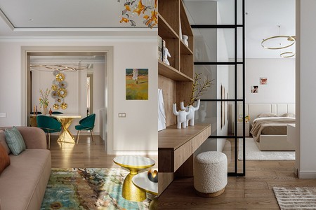 Из голых кирпичных стен — в интерьер мечты: элегантный и роскошный дом 184 кв. м для семейной пары с детьми и внуками