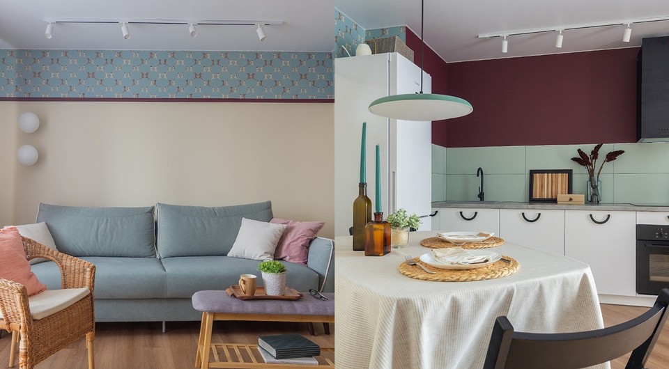 Крутая отделка и необычная планировка: студия 35 кв. м, которая вас удивит