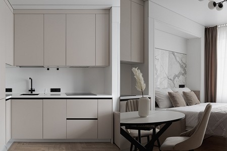 В подарок дочке: маленькая и очень функциональная студия 29 кв. м для девушки-студентки