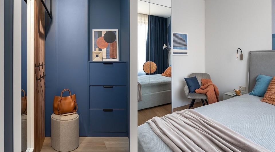 Просчитано до миллиметра: первая квартира 31 кв. м для семейной пары с малышом