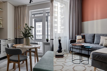 Классное до и после: из скучного ремонта от застройщика — в яркую функциональную квартиру 58 кв. м