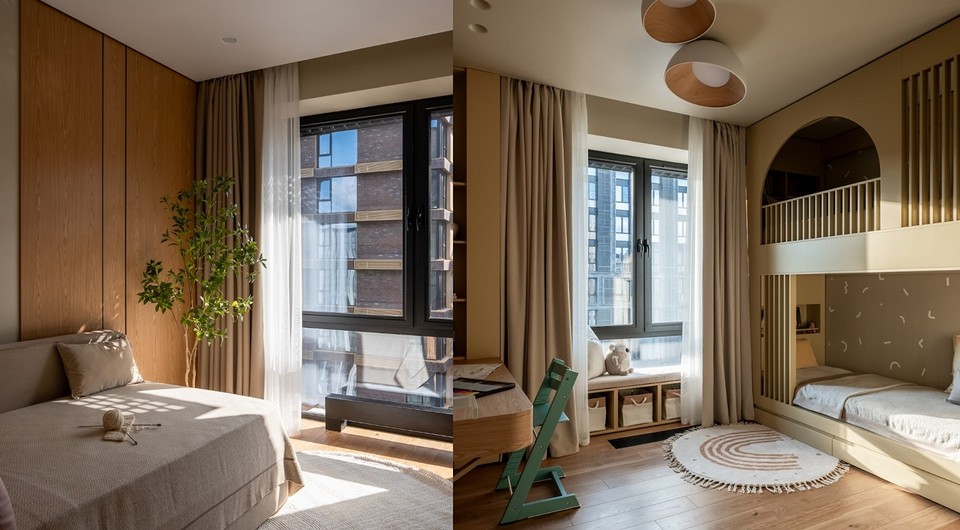 Трешка на пятерых: 77 кв. м для семьи с двумя детьми и бабушкой