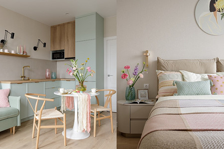 Сделали из типового ремонта буквально «конфетку»! Квартира 43 кв. м с жизнерадостным интерьером (фото до и после)