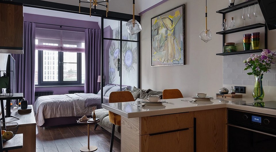 Дизайн квартиры-студии: полезные советы, планировки и примеры проектов (118 фото)