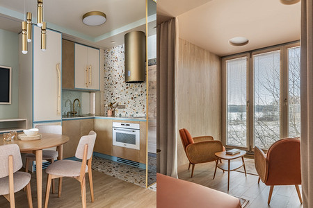 «Мальдивы» в Подмосковье: квартира 49 кв. м для отдыха семьи с двумя детьми