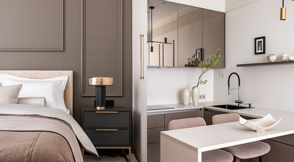 Однушка с функциями трешки: квартира 49 кв. м для взрослой семейной пары