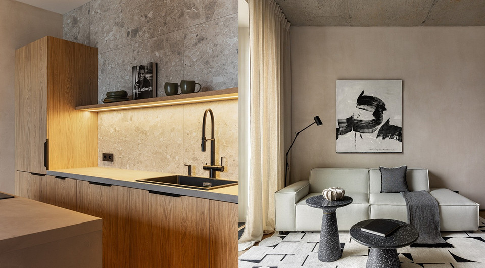 Минимализм вне времени: квартира 65 кв. м с выразительным интерьером