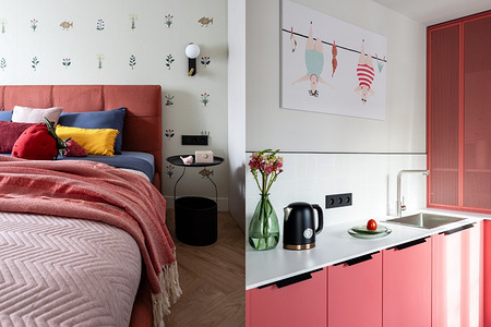 Такой хрущевки вы еще не видели! Очень яркая квартира 47 кв. м в доме 60-х в Калининграде (фото до и после)