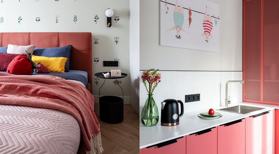 Такой хрущевки вы еще не видели! Очень яркая квартира 47 кв. м в доме 60-х в Калининграде (фото до и после)