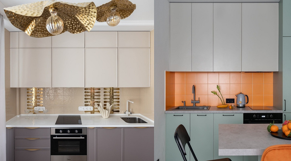 С чем сочетать фартук на кухне? 5 неожиданных, но красивых идей от дизайнеров