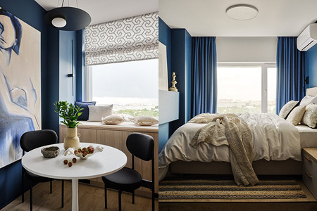 Из маленькой студии — в удобный интерьер с функциями двушки: квартира 36 кв. м для молодой пары