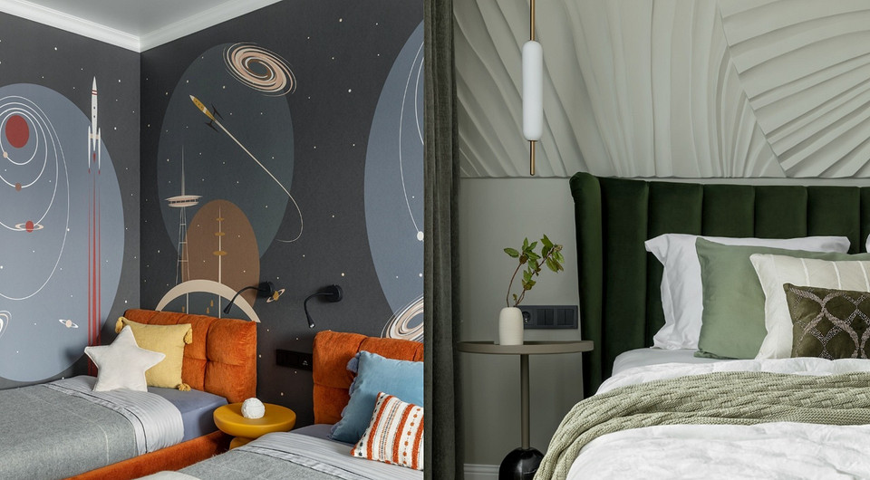 Интерьер для многодетной семьи: продуманная квартира 85 кв. м с уютным интерьером