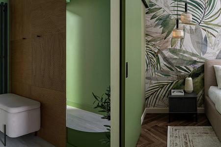 Интерьер в зеленых цветах: правила оформления и 10 самых удачных сочетаний (136 фото)