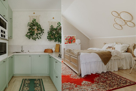 Дача для родителей: уютный и теплый интерьер дома 108 кв. м