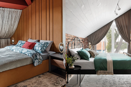 Дизайн мансардной спальни: особенности, подходящие стили и 66 красивых фото