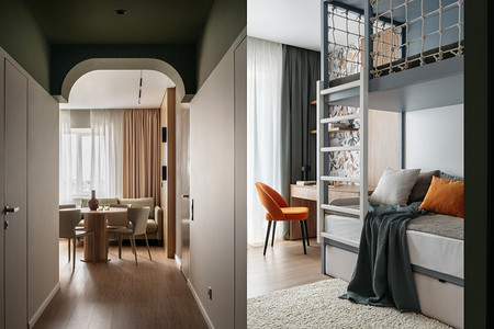 Из ремонта 90-х — в комфортный и стильный интерьер: квартира 98 кв. м для пары и двух детей (фото до и после)