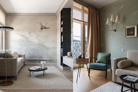 Какие обои дизайнеры выбирают для гостиной? 6 потрясающих примеров, которые хочется повторить