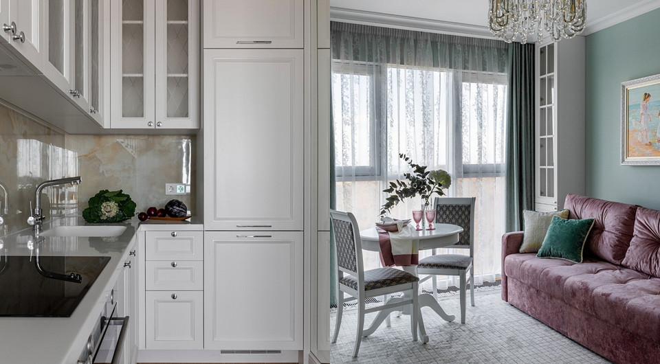 Никакого минимализма: элегантная классика в квартире 37 кв. м в Сочи