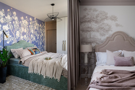 Какие обои для спальни выбирают дизайнеры? 6 красивых примеров из реальных проектов