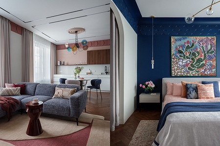 Только для себя: интерьер квартиры 59 кв.м с продуманной индивидуальностью