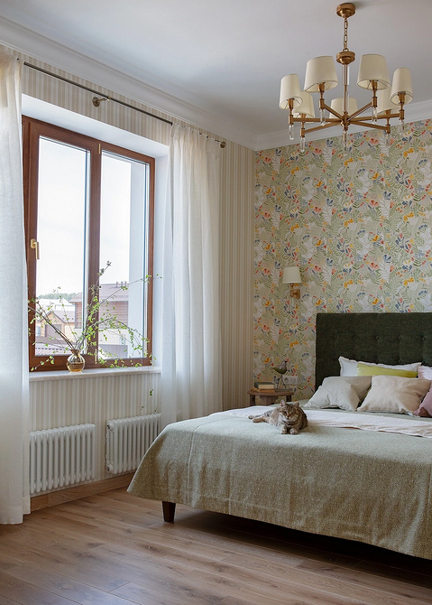 Как комбинировать обои: готовые схемы и идеи для каждой комнаты (73 фото)