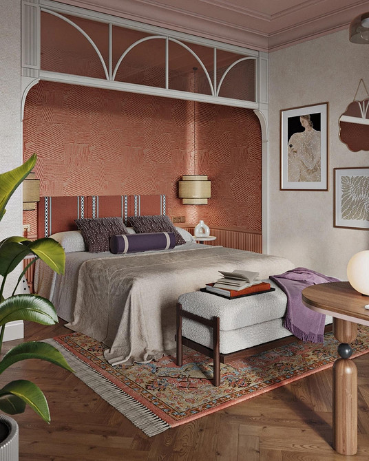 Как комбинировать обои: готовые схемы и идеи для каждой комнаты (73 фото)