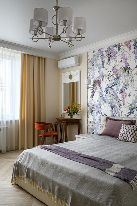 Как комбинировать обои: готовые схемы и идеи для каждой комнаты (73 фото)