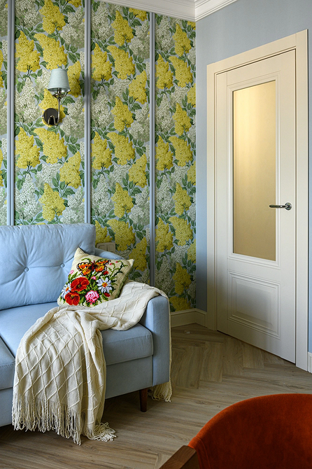 Как комбинировать обои: готовые схемы и идеи для каждой комнаты (73 фото)