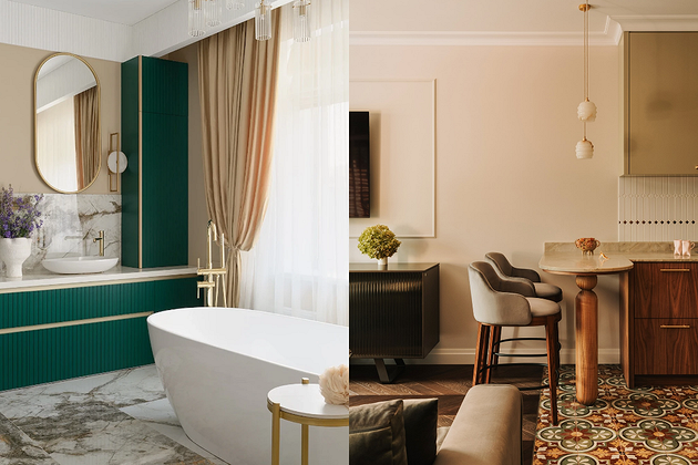 Напольная плитка-2026: разновидности и тренды, советы по выбору (58 фото)