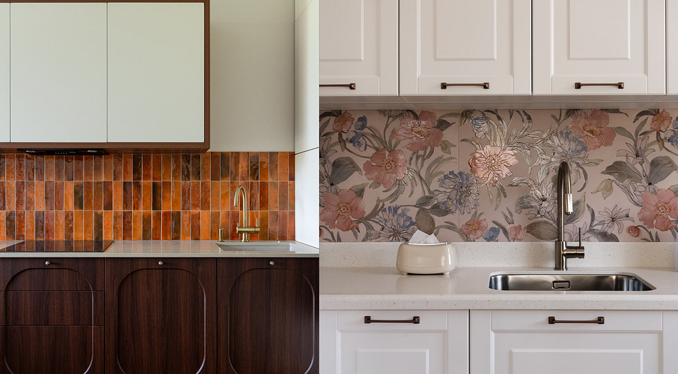 Какую плитку на фартук выбирают дизайнеры? 6 необычных вариантов