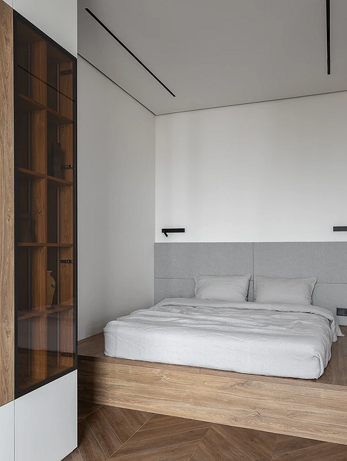 Как зонировать комнату на спальню и гостиную: 8 доступных вариантов и 58 фото