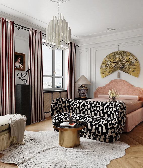 Как зонировать комнату на спальню и гостиную: 8 доступных вариантов и 58 фото