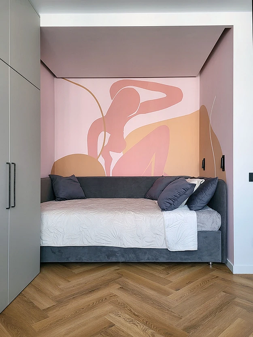 Как зонировать комнату на спальню и гостиную: 8 доступных вариантов и 58 фото