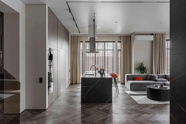 Дизайн большой кухни в доме: идеи оформления и 68 фото для вдохновения