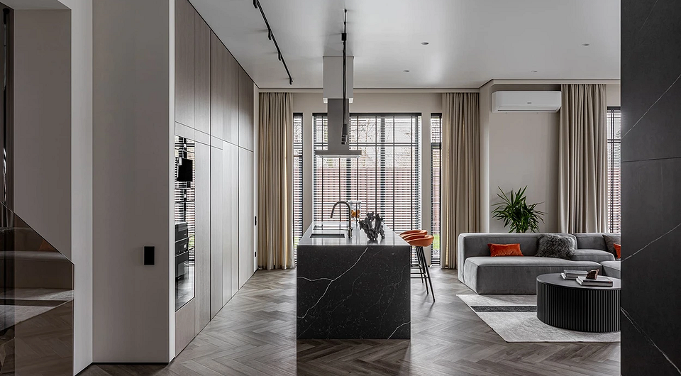 Дизайн большой кухни в доме: идеи оформления и 68 фото для вдохновения