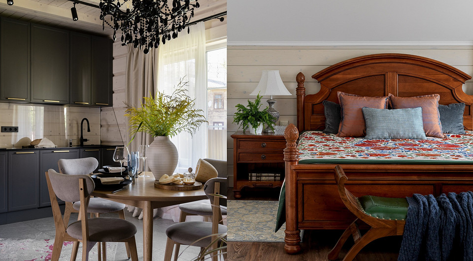 Интерьер дома из бруса: принципы оформления, ценные советы и 65 фото для вдохновения