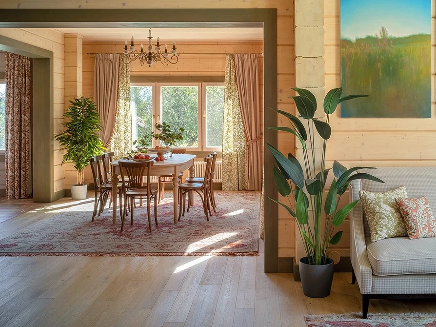 Интерьер дома из бруса: принципы оформления, ценные советы и 65 фото для вдохновения