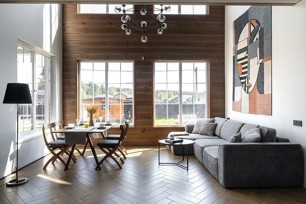 Интерьер дома из бруса: принципы оформления, ценные советы и 65 фото для вдохновения