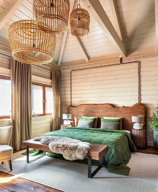 Интерьер дома из бруса: принципы оформления, ценные советы и 65 фото для вдохновения