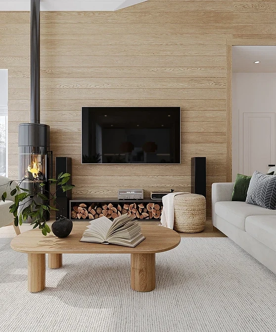 Интерьер дома из бруса: принципы оформления, ценные советы и 65 фото для вдохновения