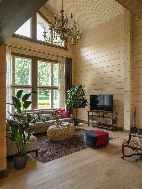 Интерьер дома из бруса: принципы оформления, ценные советы и 65 фото для вдохновения