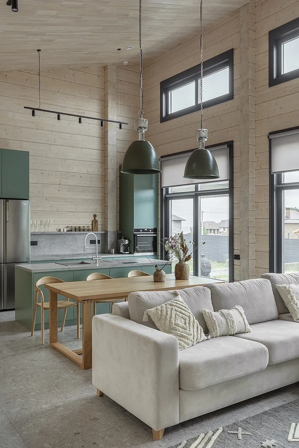 Интерьер дома из бруса: принципы оформления, ценные советы и 65 фото для вдохновения