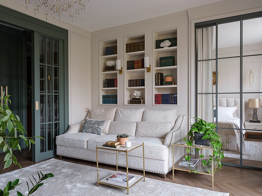 Интерьер гостиной 18 кв. м: правила оформления, 5 готовых планировок и 50 фото