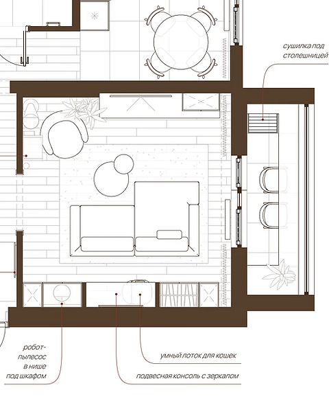 Интерьер гостиной 18 кв. м: правила оформления, 5 готовых планировок и 50 фото