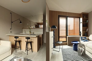 Нескучный бежевый! Студия 24 кв. м, где обновили ремонт от застройщика