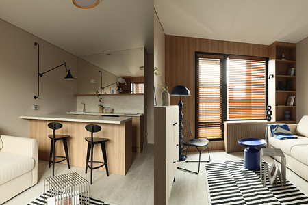 Нескучный бежевый! Студия 24 кв. м, где обновили ремонт от застройщика