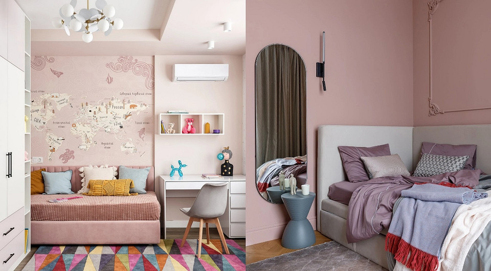 Детская розового цвета: идеи оформления и варианты сочетаний (50 фото)