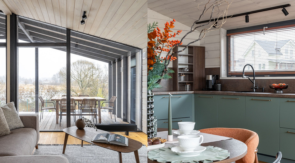 Мечта для жителя мегаполиса: дом 131 кв. м с природным интерьером